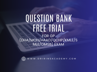 Question Bank Free Trial For GP (DHA/MOH/HAAD/QCHP/OMSB/SMLE/KMLE) EXAM